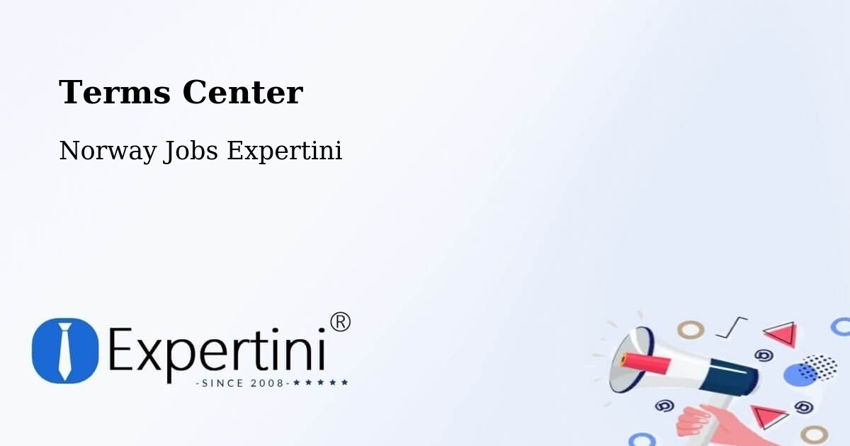 Terms Center - Norway Jobs Expertini